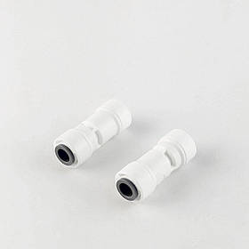 1810-D (4U4*) Фітинг прямий (трубка - трубка) 1/4-1/4 з сіткою