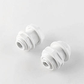 1807-E (6BU7-D) Фітинг прямий з перемичкою (трубка - трубка) 3/8-1/2