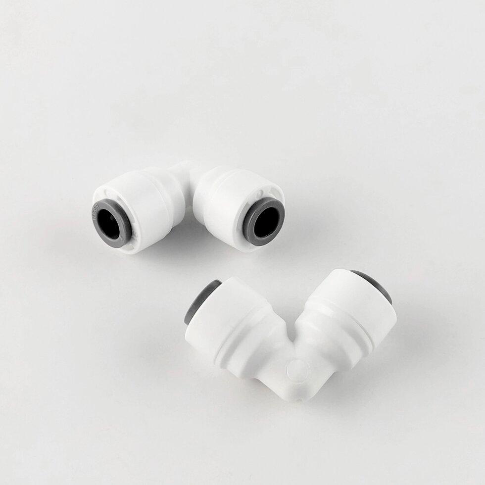 1818-A / 4UE4 Фітинг кутовий (трубка - трубка) 1/4-1/4, фото 1