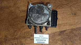№279 Блок ABS 0265800794. 51826507 для Fiat Grande Punto 05-