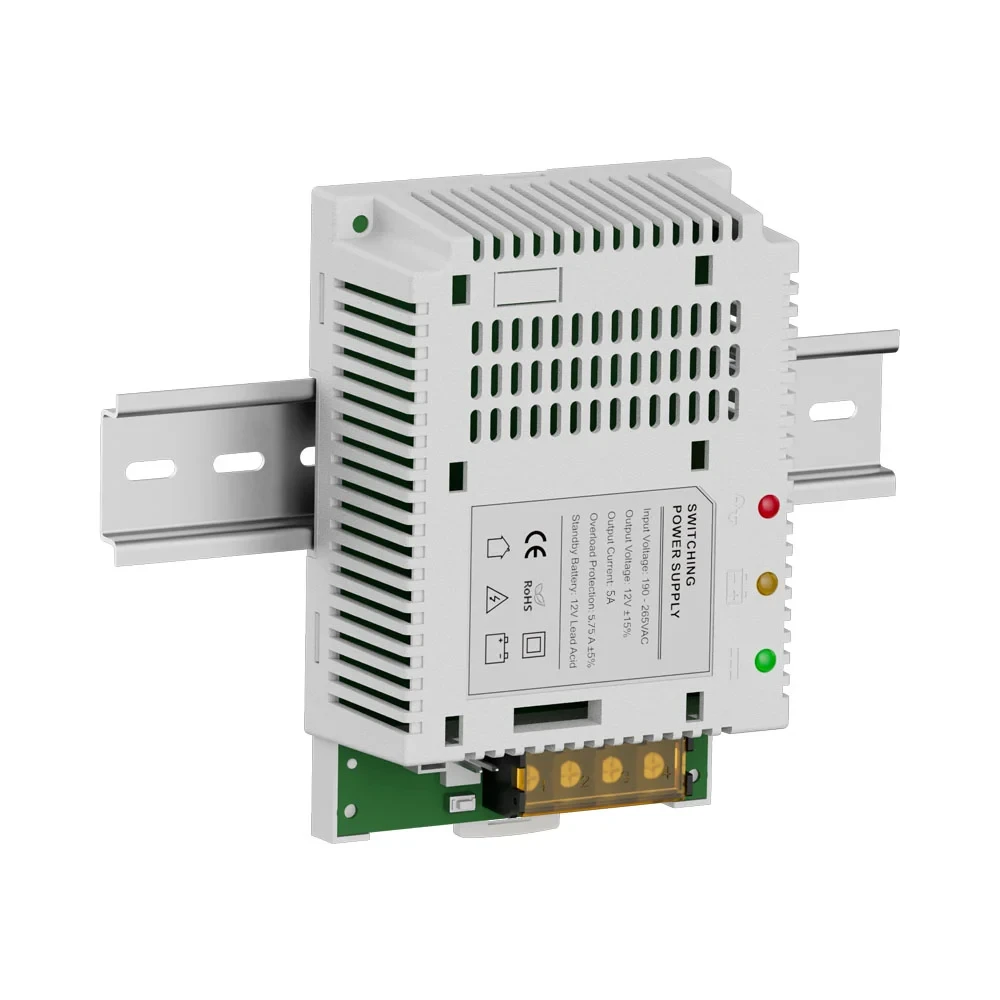 Плата ДБЖ Kraft PSU-1205LED(BOARD) з кріпленням на DIN-рейку (41-00048), фото 1