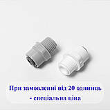 2813-C (4MC6-2-D Oring)  Фітинг прямий (трубка 1/4 дюйма - різьба зовнішня 3/8 дюйма) с зовнішнім ущільнюючим кільцем, фото 4