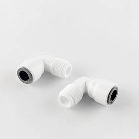 1817-В / 6me6 Фітинг кутовий (трубка 3/8 - різьба зовнішня 3/8)