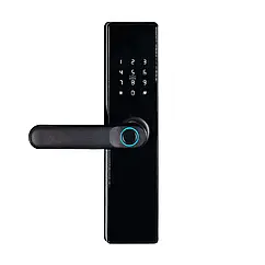 Замок біометричний автономний Trinix TRL-5402BTF Black з Bluetooth, зчитувачем відбитків пальців і карт Mifare (65-00071)
