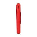 Повербанк 10000mAh Power Bank Kraft KPB-1110W Red бездротова зарядка (43-00056), фото 4