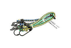 Стяжка вантажу MASTERTOOL "Павук" гумова Ø 8 мм 45 см 8 гаків 81-0329