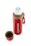 Термос WERTVOLL "ENJOY" 750 мл SS червоний RX-7000RD, фото 3