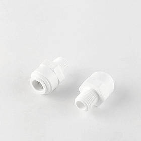 WA-MC0604 / 6mc4   Фітинг прямий (трубка 3/8 - різьба зовнішня 1/4) Organic