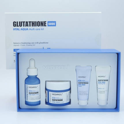 Зволожуючий Набір з глютатіоном та гіалуроновою кислотою Medi-Peel Glutathione Hyal Aqua Multi Care Kit, фото 3