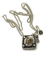 Аромакулон бронзовий з камінням (4х2,5х1,5 см)