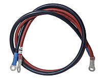 Кабель для інвертора, АКБ 1м ( перетин 25мм) 140А, 30кВТ ( 2шт)