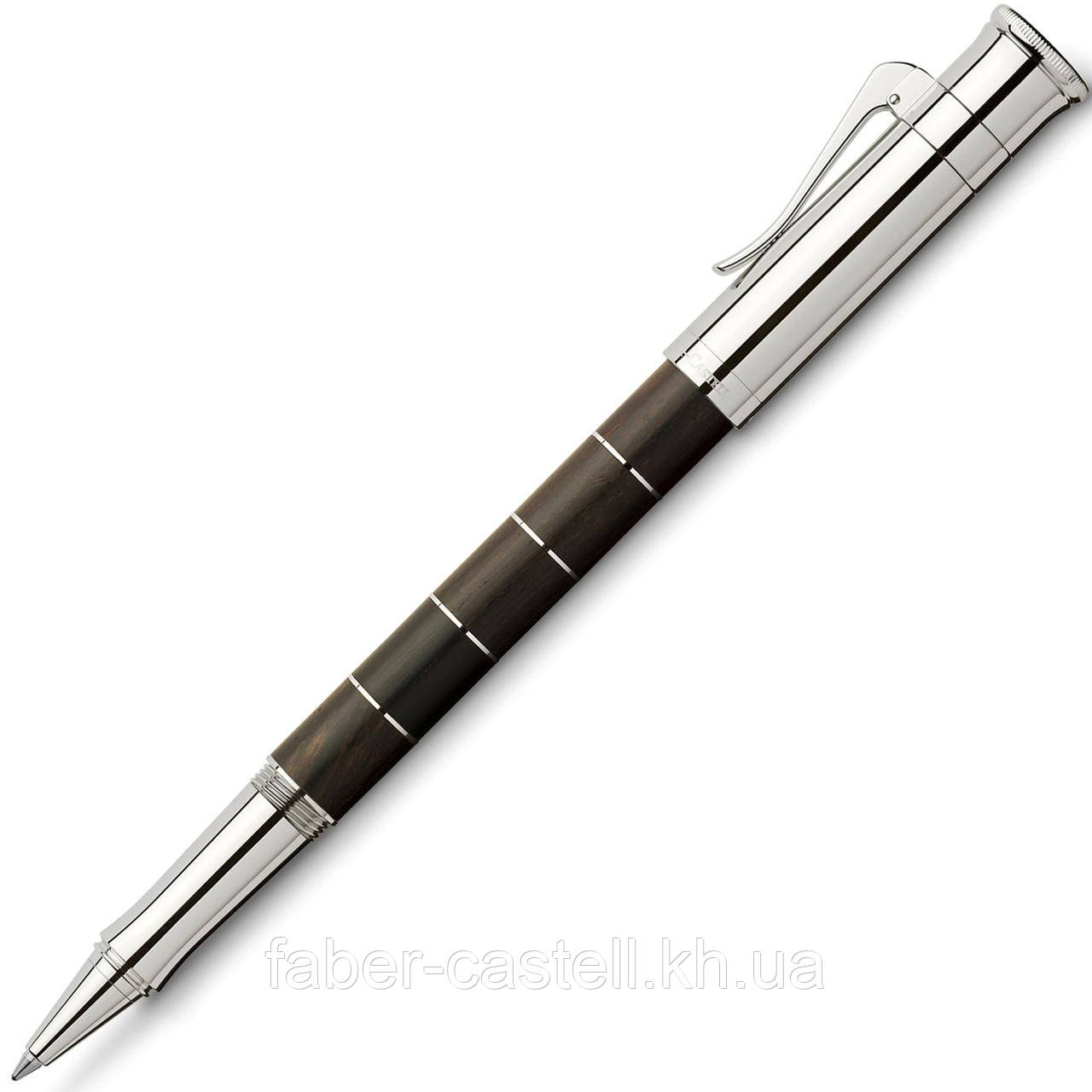 Ручка ролер Graf von Faber-Castell Anello Grenadilla з колекціі Classic Anello, 145810
