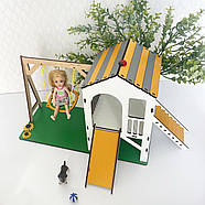 "Дитячий майданчик New" набір NestWood сіро-жовтий, фото 7