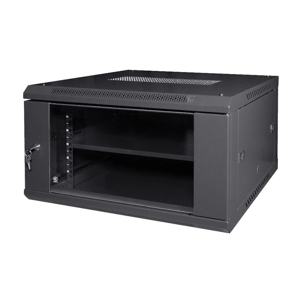 Комутаційна шафа NVC-6U/600x600x350 Black (25-00068), фото 1