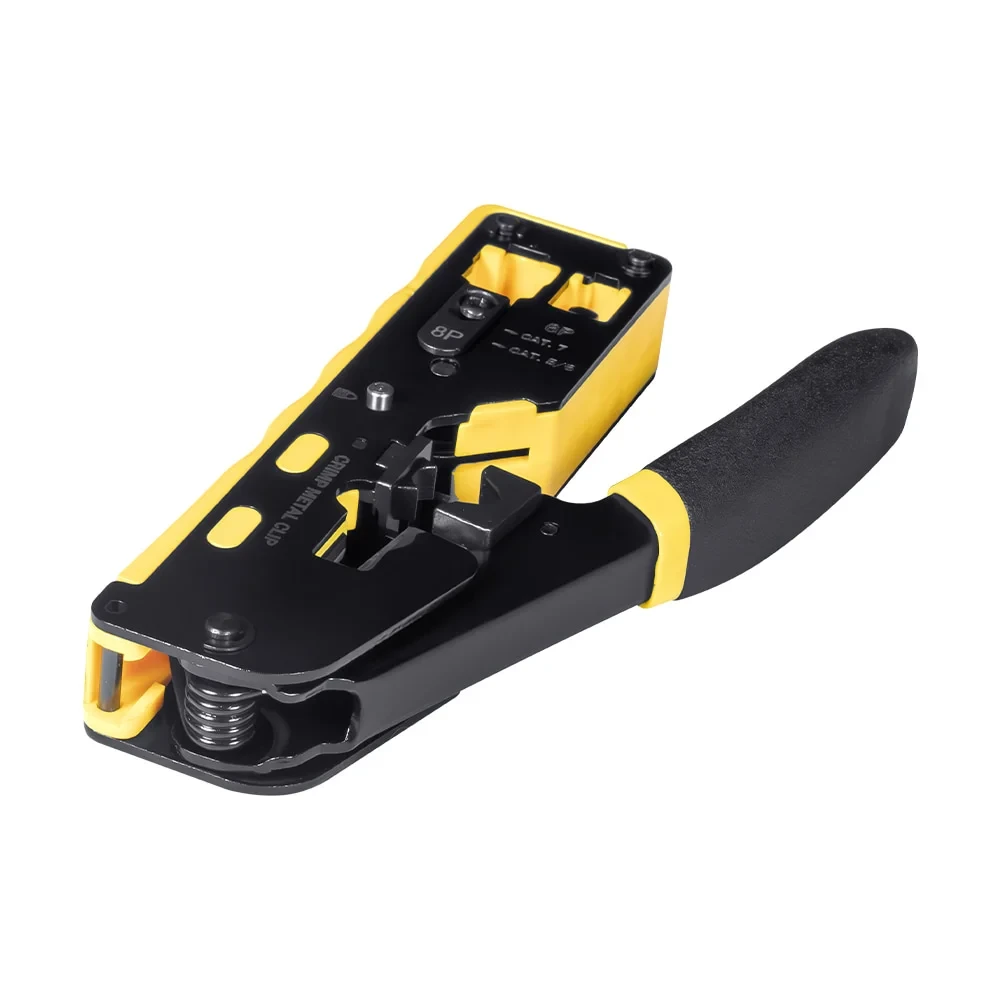 Кримпер E-NET CT-02/6P+8P Інструмент для обтискання конекторів RJ45 прохідного типу (74-00117), фото 1