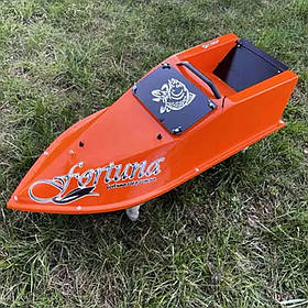 Кораблик для підгодовування Фортуна (акумулятор 27000 mAh) Помаранчевий. Рибальський електронний катер