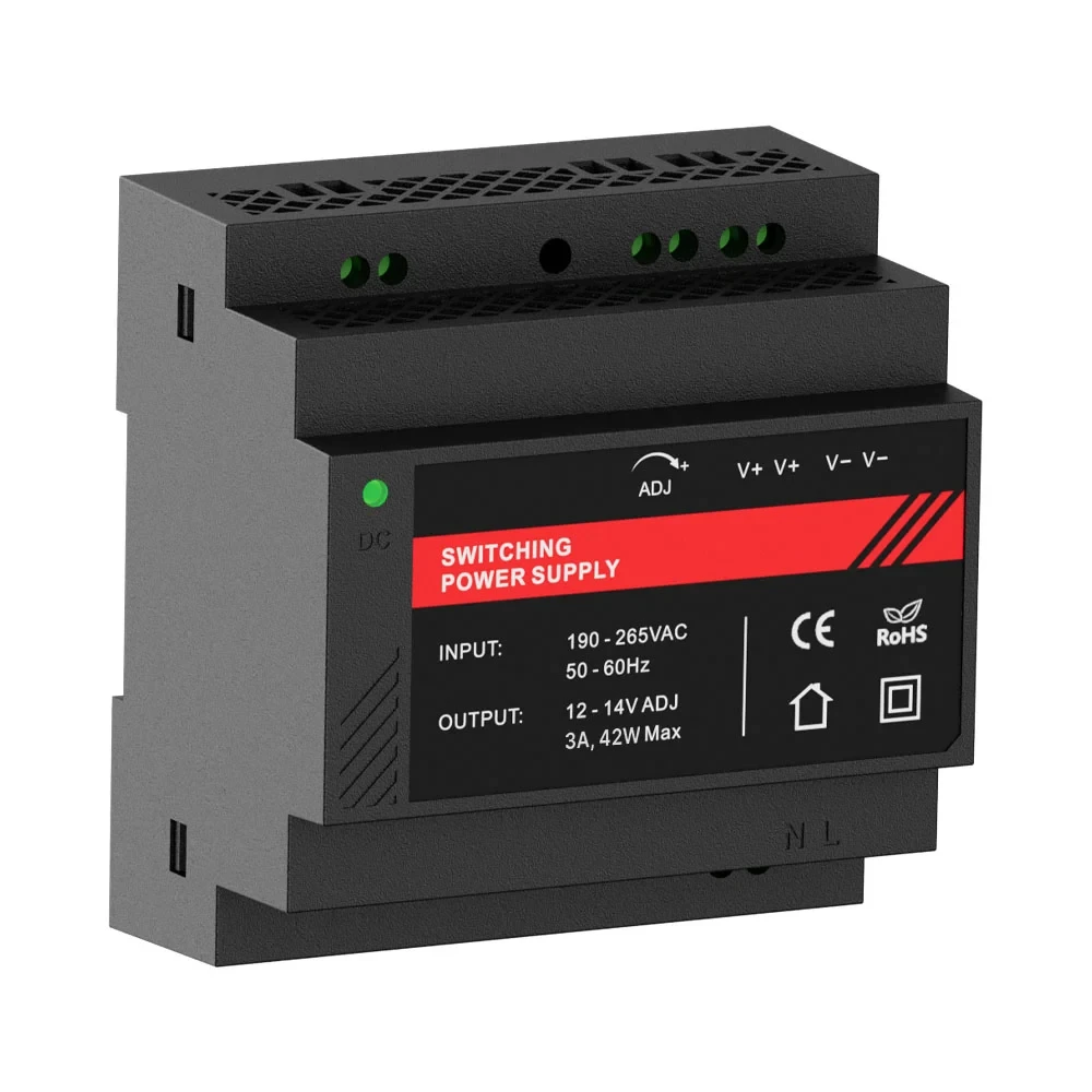 Джерело безперебійного живлення Kraft PSU-1203DIN(P) з кріпленням на DIN-рейку (43-00107), фото 1
