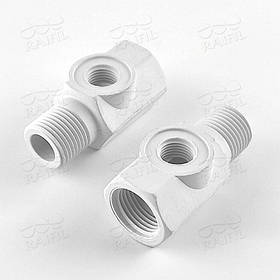 Адаптер (пластиковий) 1/2" AD-4PP-3W