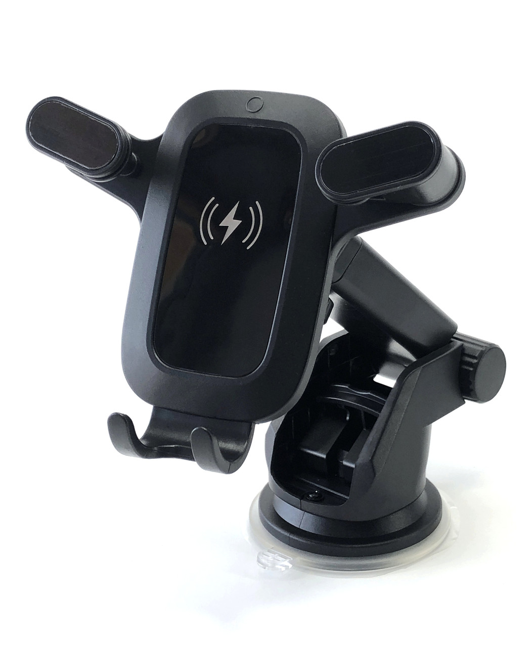 Тримач для телефону в авто Holder Y-119 Wireless (бездротова зарядка, на торпеду) Black