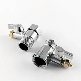 Адаптер+кульовий вентиль 1/4" (AD-4BC-3W/BV-2BC-CH) латунь