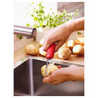 STÄM Ніж для чищення картоплі, червоний, білий/чорний 602.332.52, фото 2