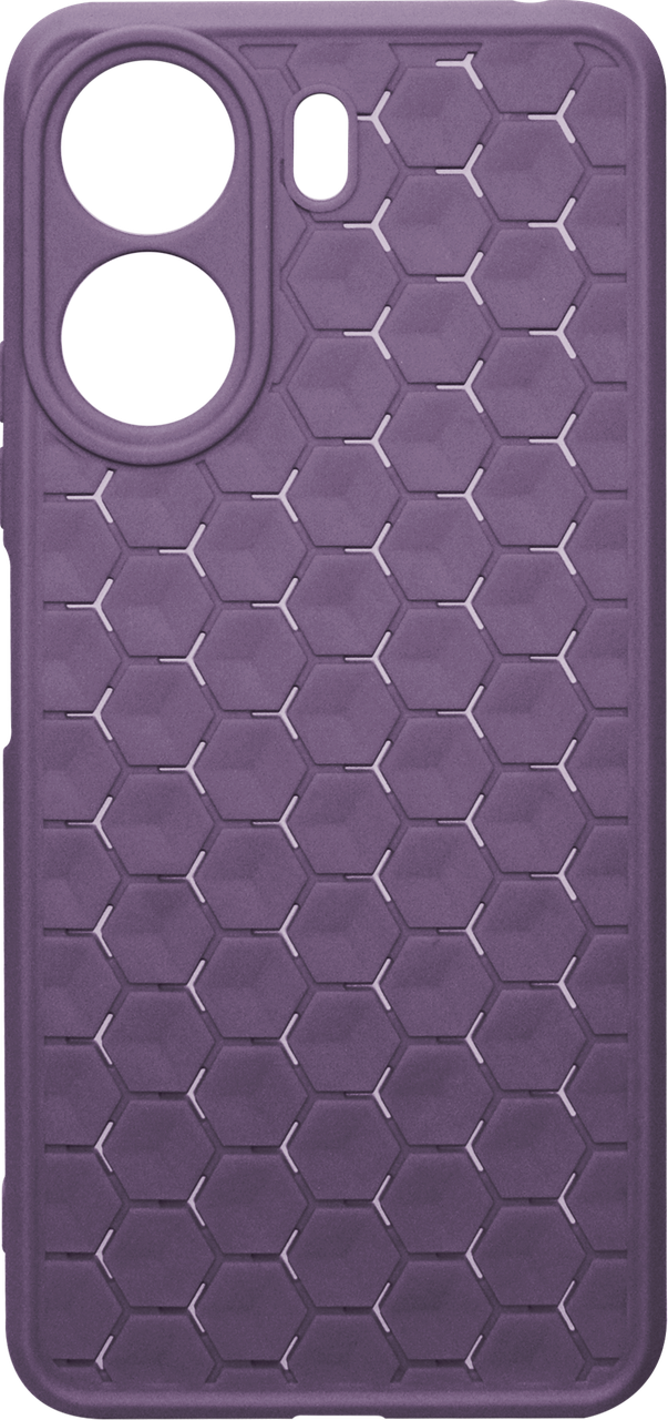 Силікон Xiaomi Redmi 13C/Poco C65 Honeycomb Бордовий