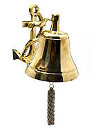 Дзвін ринда з якорем бронза (28х12х14,5 см)