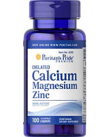 Puritans Pride Calcium Magnesium Zinc 100 caplet