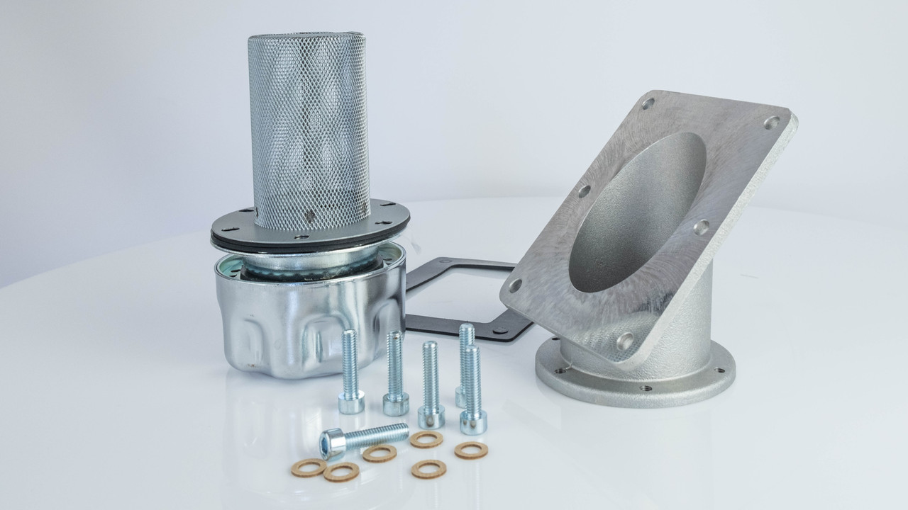Фільтр-сапун TAL80B10A001MP01 для бокового кріплення на бак, 10 µm, Qmax 550 л/хв.