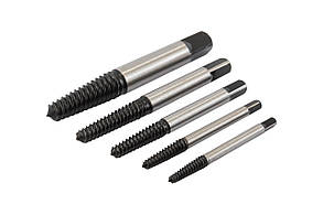 Набір для викручування зірваних гвинтів 5 шт (екстрактори) MASTER TOOL 14-1405