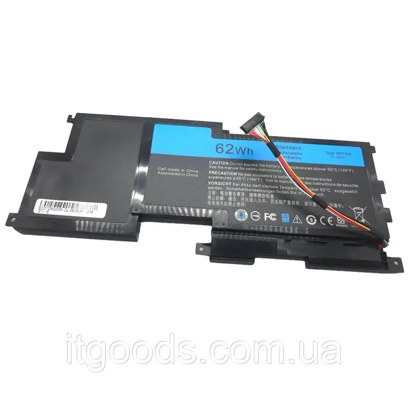 Батарея для ноутбука Dell W0Y6W 63Wh 5700mAh XPS 15 15-L521X 15-3828 3NPC0 09F233 XPS15-3828 3NPC0 9F233
