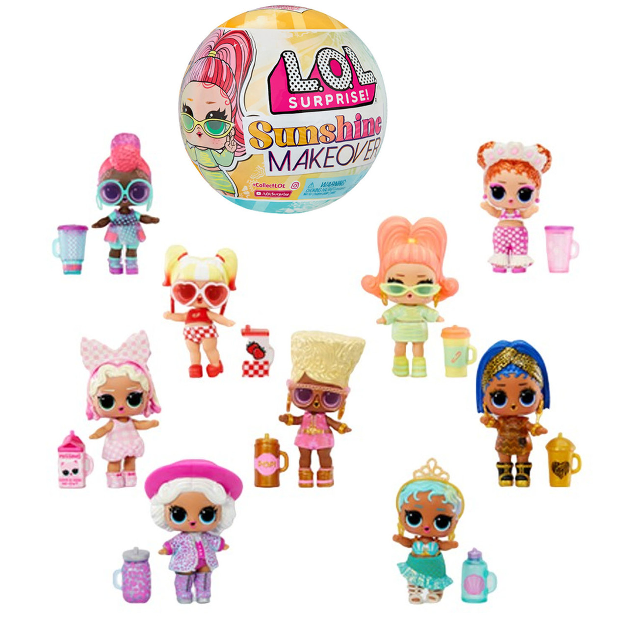 Лялька L.O.L. Surprise O.M.G. Sunshine Makeover Сонячне перетворення 589396, фото 1