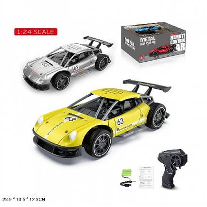 Машинка для дитини на акумуляторі з пультом, 1:24, метал, 2.4G, кор. 23,9*13,5*12,3см