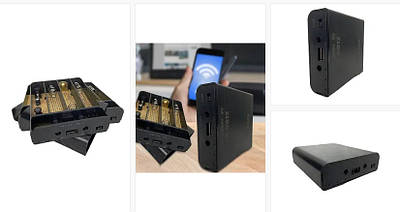 Джерело безперебійного живлення Mini Ups DU-5912 для роутера 5В/9В/12В, на 4 акумулятори (акумулятори не