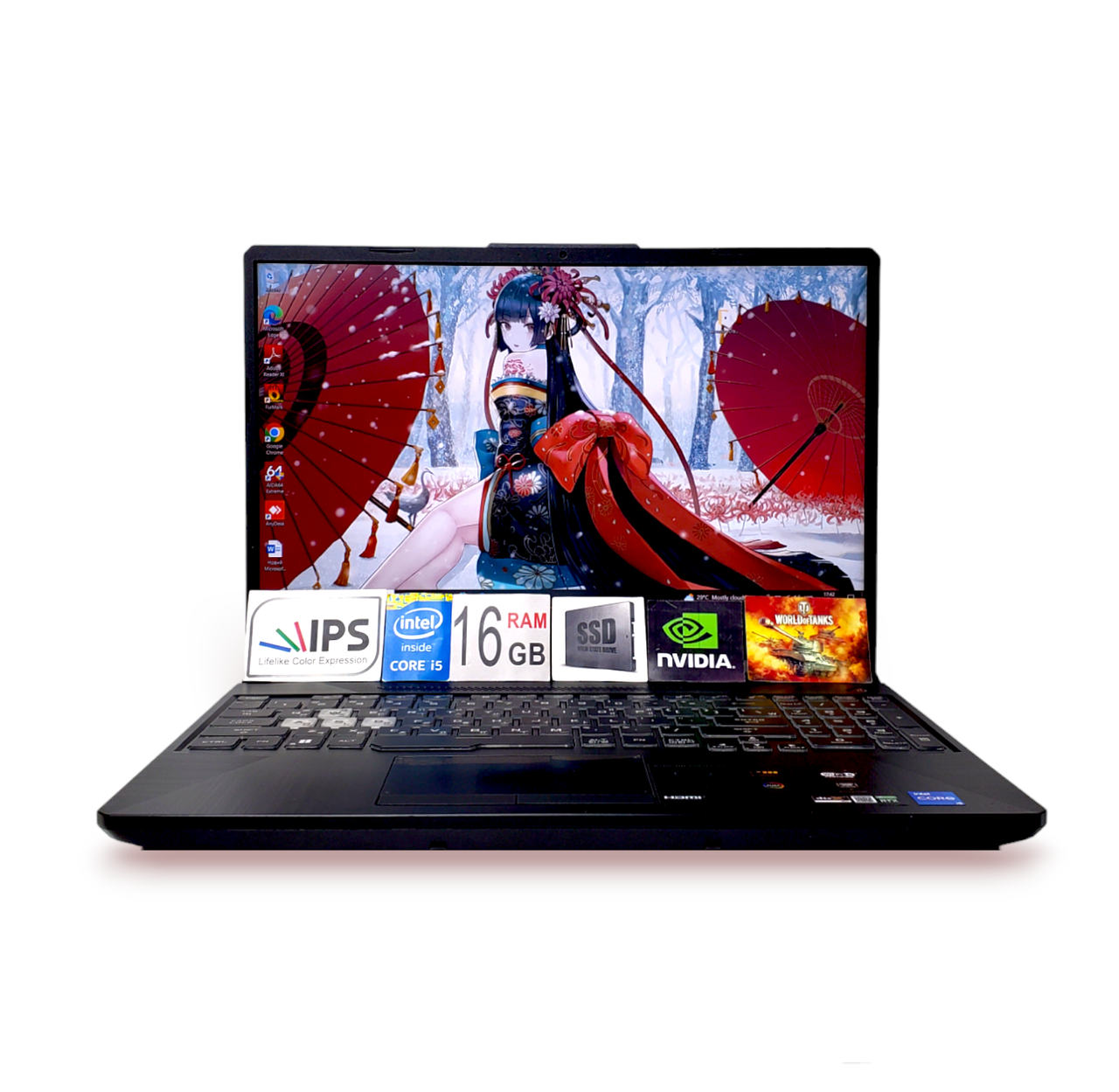 Ігровий ноутбук Asus Tuf f15 FX 506HM 15.6 144hz Core i5 11400H 16 GB RAM 512GB SSD RTX 3060 6GB