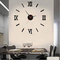Настінні годинники 80-130см D-030 Арабські цифри + індекс Чорні