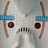 Гідромасажна ванна для ніг YC-07 з підігрівом 42 ° С та дисплеєм складана блакитна, фото 4