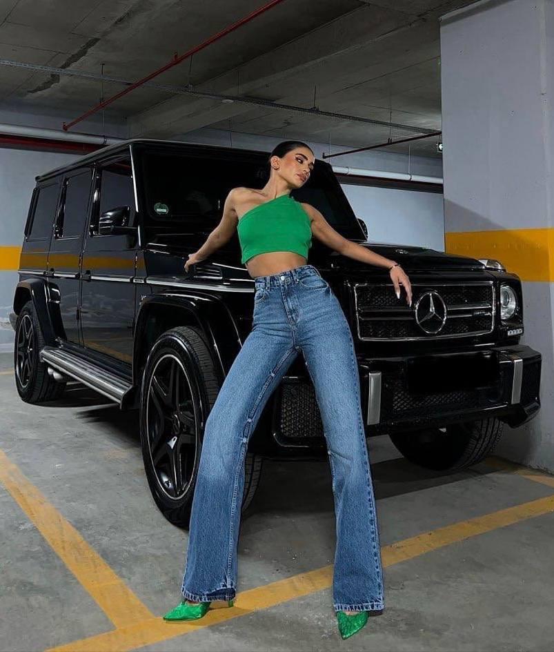 Жіночі джинси Wide Leg Squalo