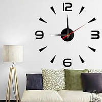 Настінний годинник 50см B-053 Арабські цифри Чорні