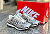 Чоловічі жіночі кросівки Nike P-6000 metallic silver Найк сріблясті молодіжні на шнурівці весна літо, фото 3