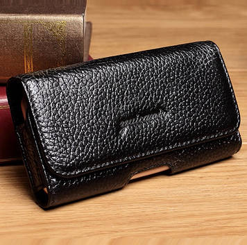 Чохол для Motorola G85 на ремінь пояс кобура НАТУРАЛЬНА ПРЕМІУМ ШКІРА "FLOTAR"