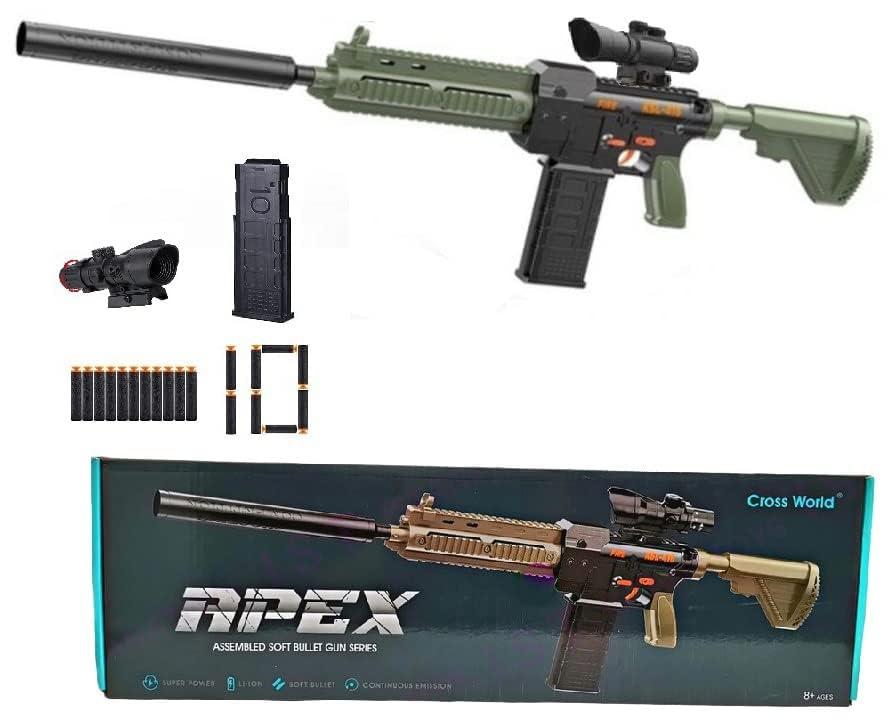 Акумуляторний автомат з м'якими кулями-присосками Apex Assembled Soft Bullet Gun Series