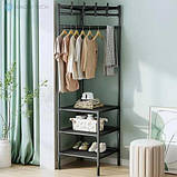 Кутова підлогова вішалка для одягу 180х45х45 см стійка для речей Corner coat rack, фото 3