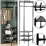 Кутова підлогова вішалка для одягу 180х45х45 см стійка для речей Corner coat rack, фото 4