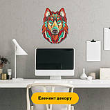 Дерев'яний пазл Загадковий Вовк, А1, Дерев'яна коробка, фото 6