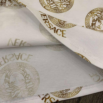 Дитяча футболка з візерунком Versace Five Stars 10838-110р, фото 3