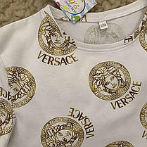 Дитяча футболка з візерунком Versace Five Stars 10838-110р, фото 5