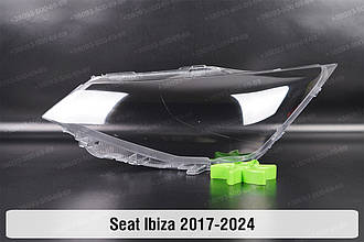 Скло фари Seat Ibiza (2017-2024) ліве