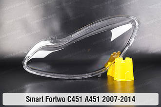 Скло фари Smart Fortwo C451 A451 (2007-2014) ліве