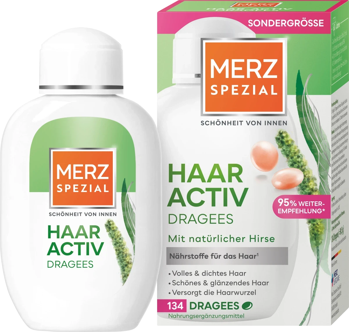 Біологічно активна добавка для волосся Merz Spezial Haar-Activ, 120 шт.